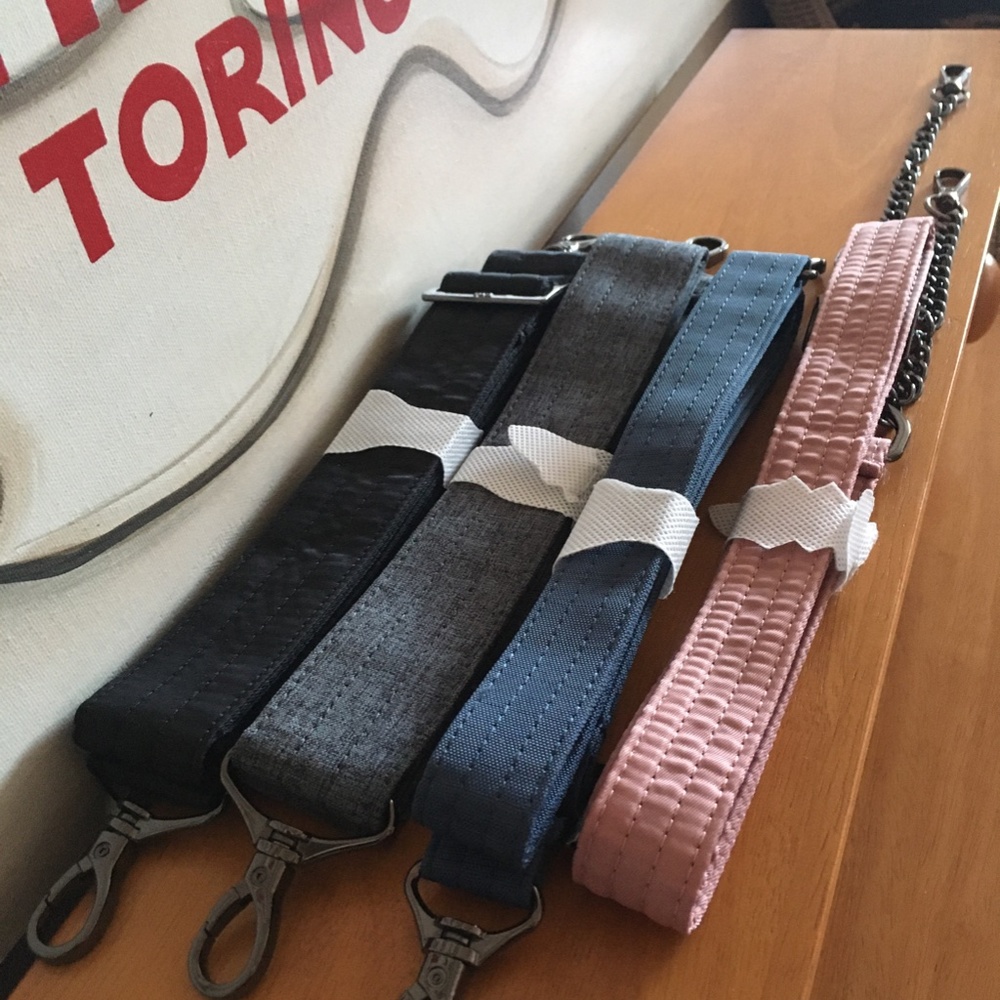 LUG - Straps: Midnight Black, Heather Grey, Brushed Blue, Blush Pink - NWOT